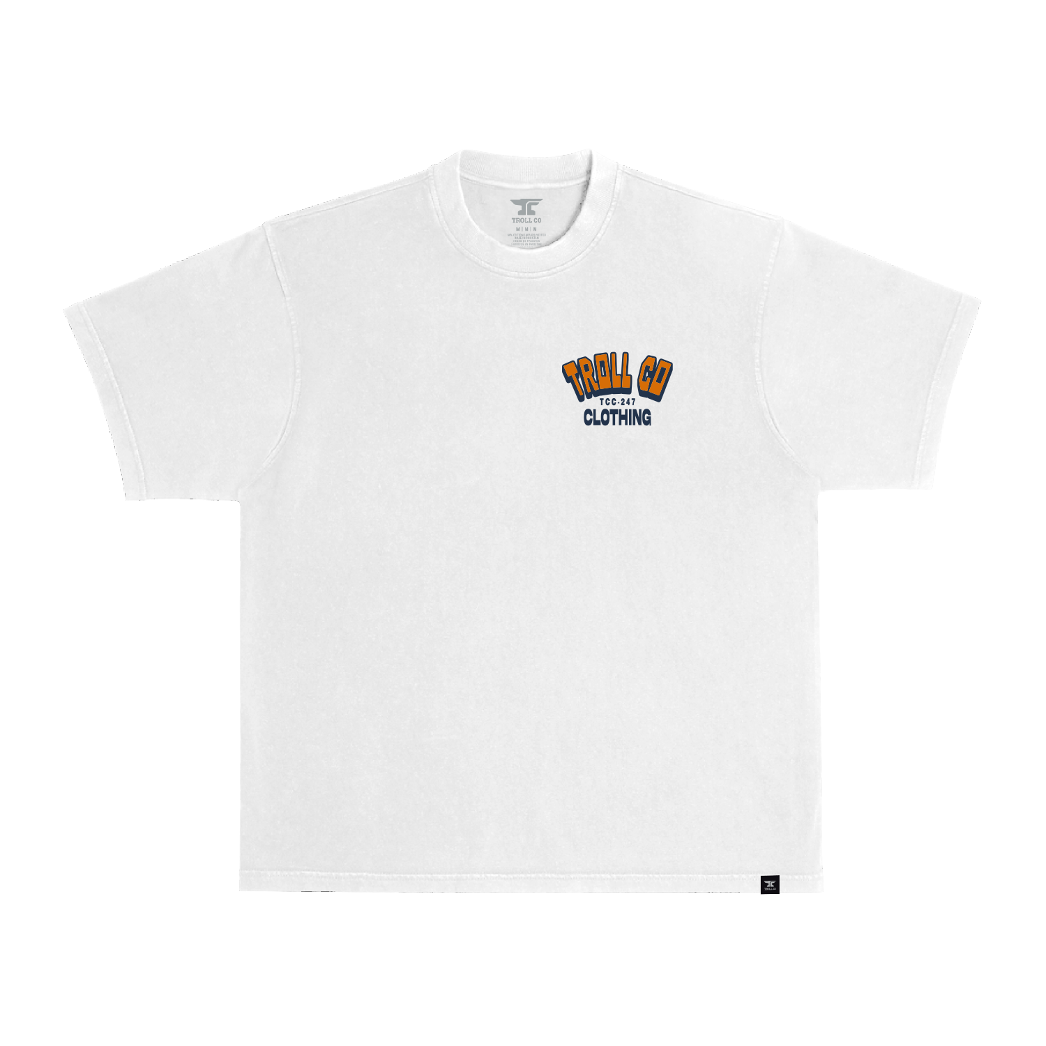 Men's Burnt Out Heavyweight Pigment Dye T-Shirt | Color: White