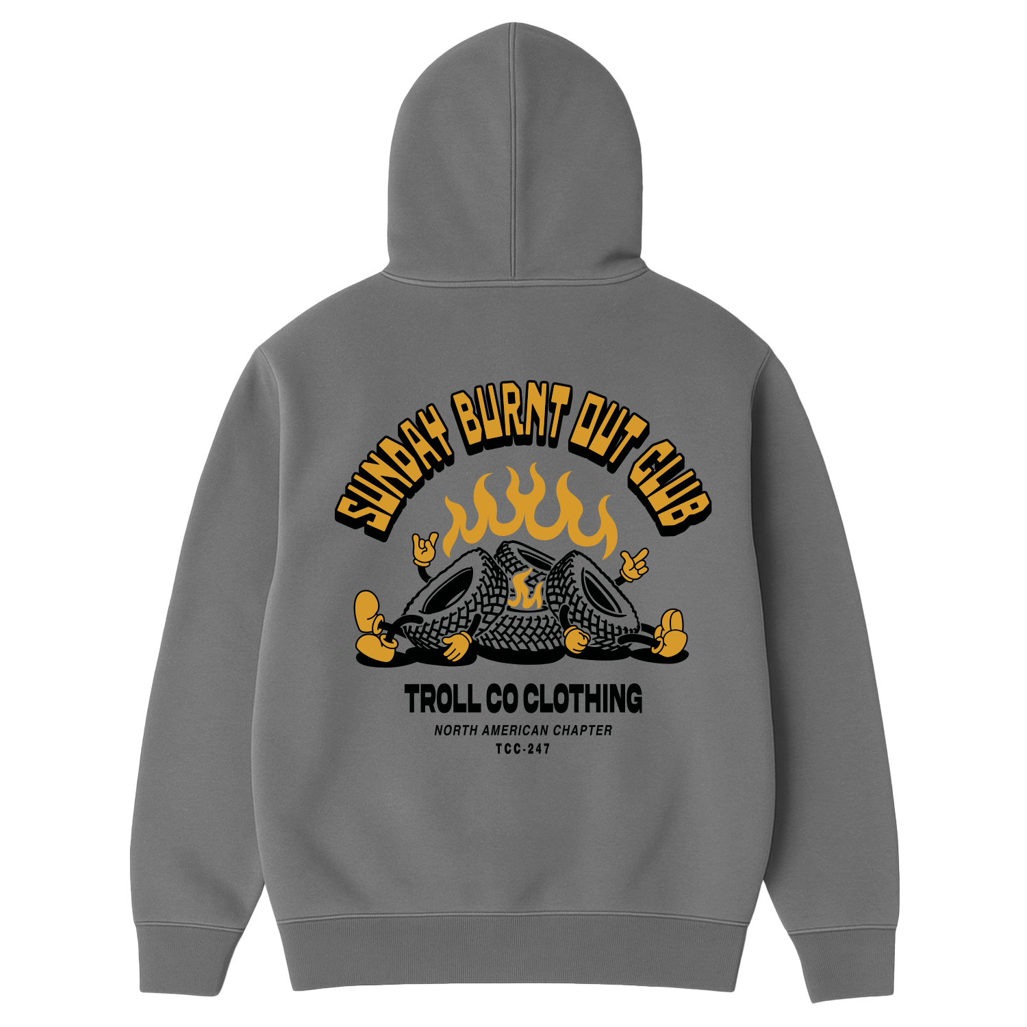 Men's Burnt Out Hoodie | Color: Storm