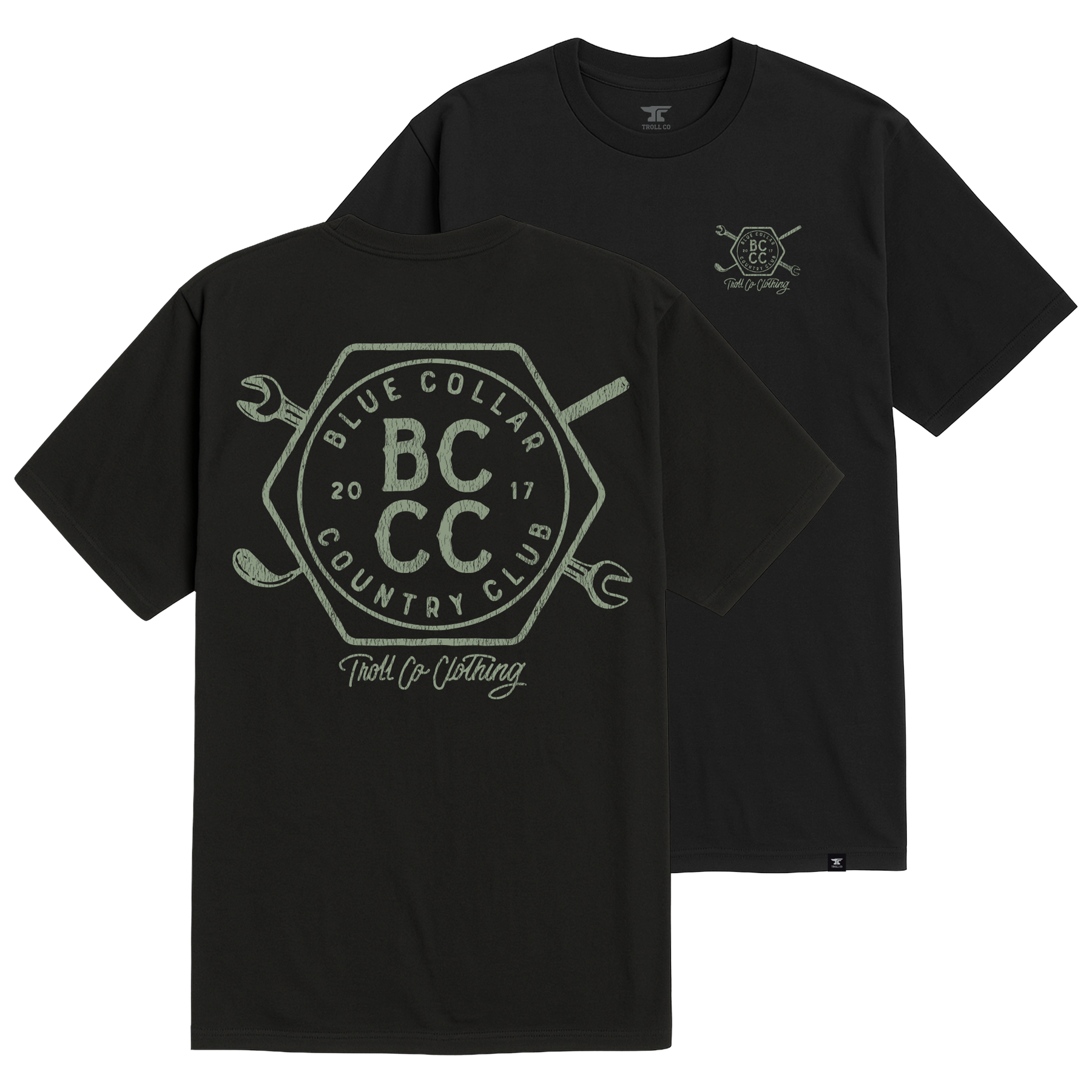 Men's BCCC Crest T-Shirt - Color: Black