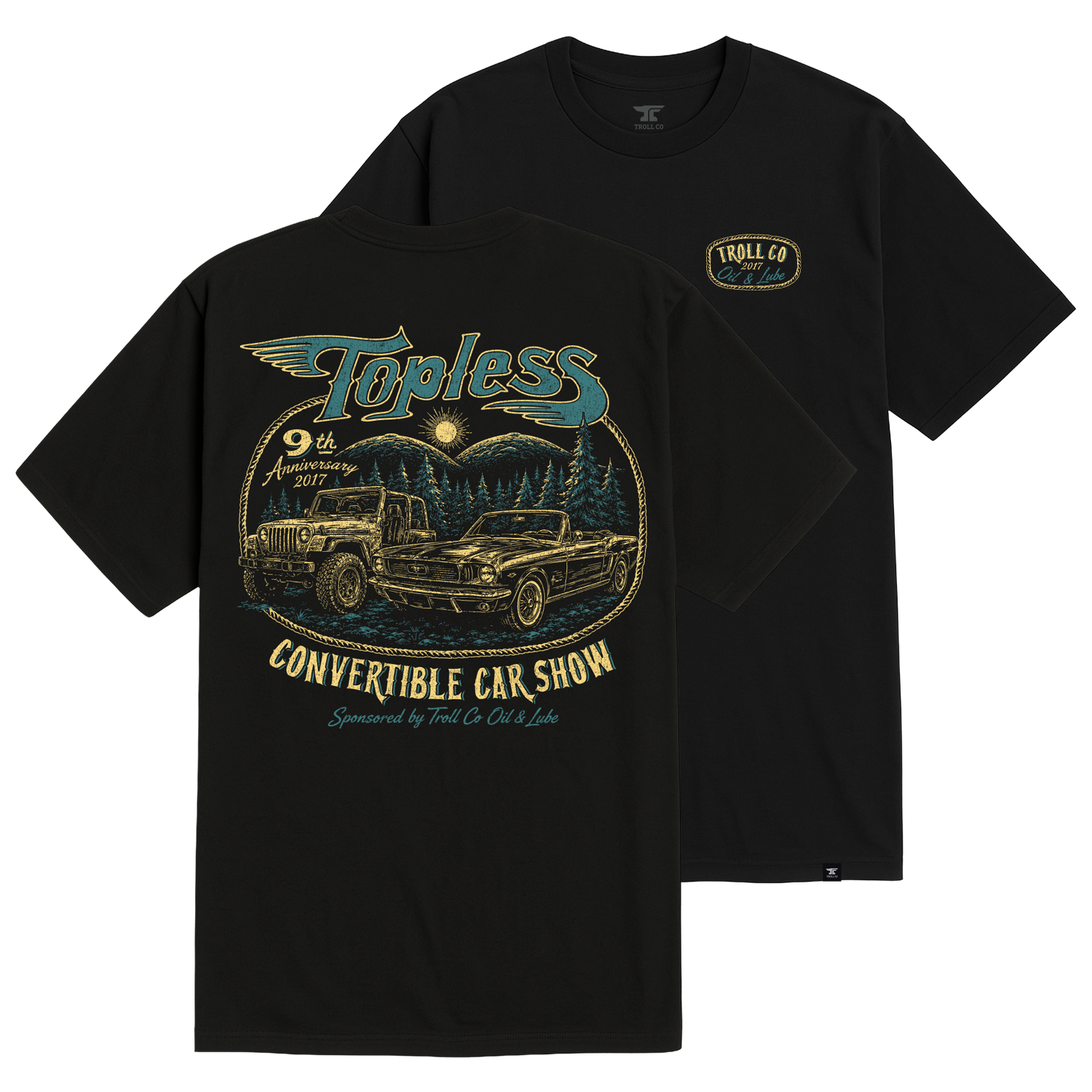 Men's Topless T-Shirt | Color: Black