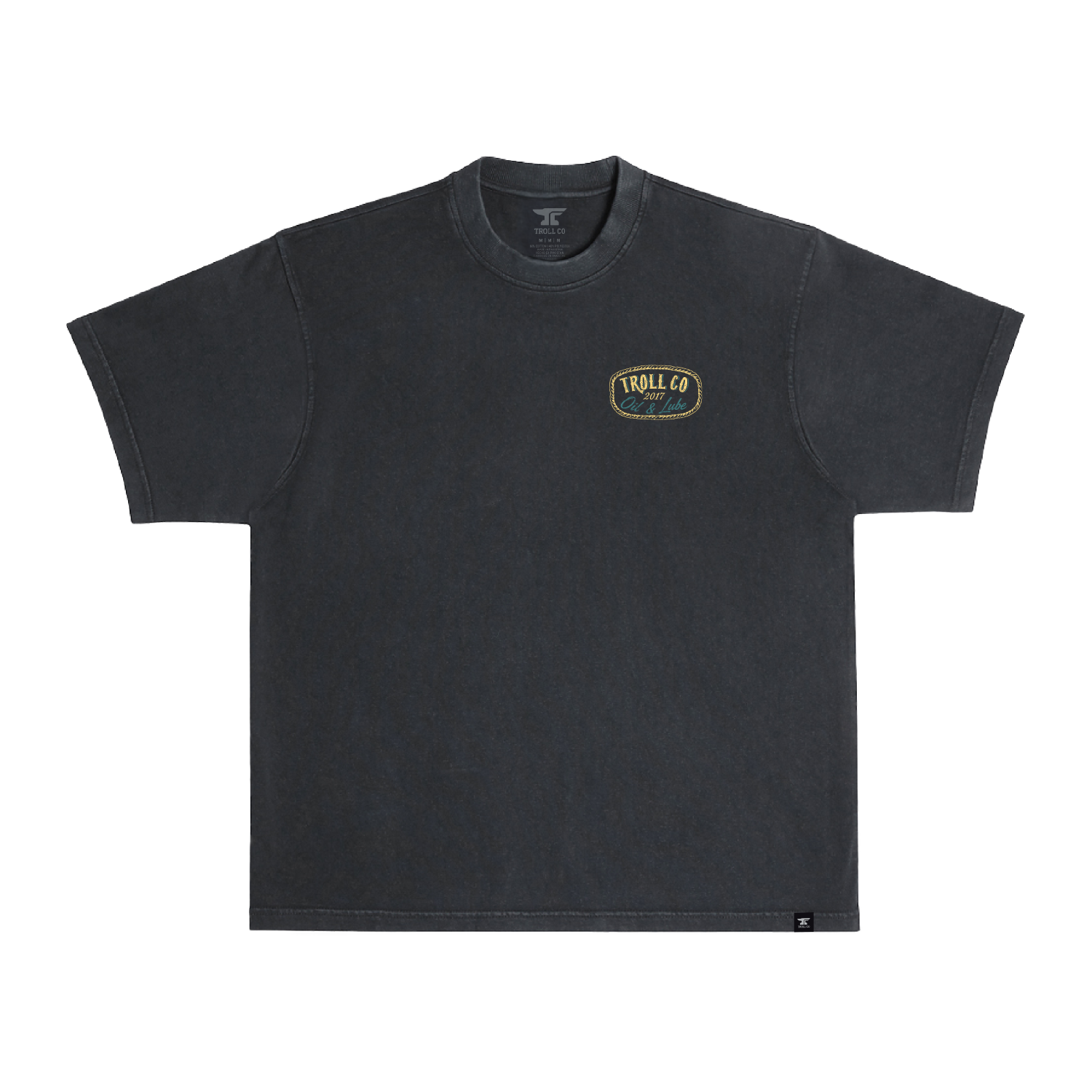 Men's Topless Heavyweight Pigment Dye T-Shirt | Color: Black