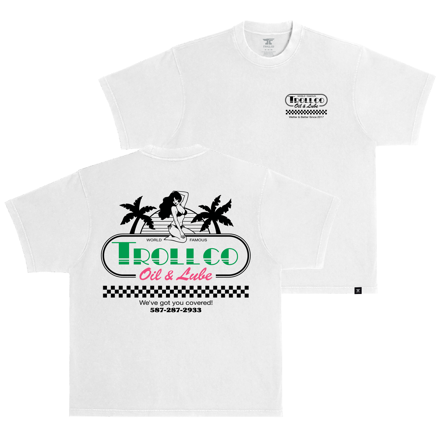 Men's Covered Heavyweight Pigment Dye T-Shirt | Color: White