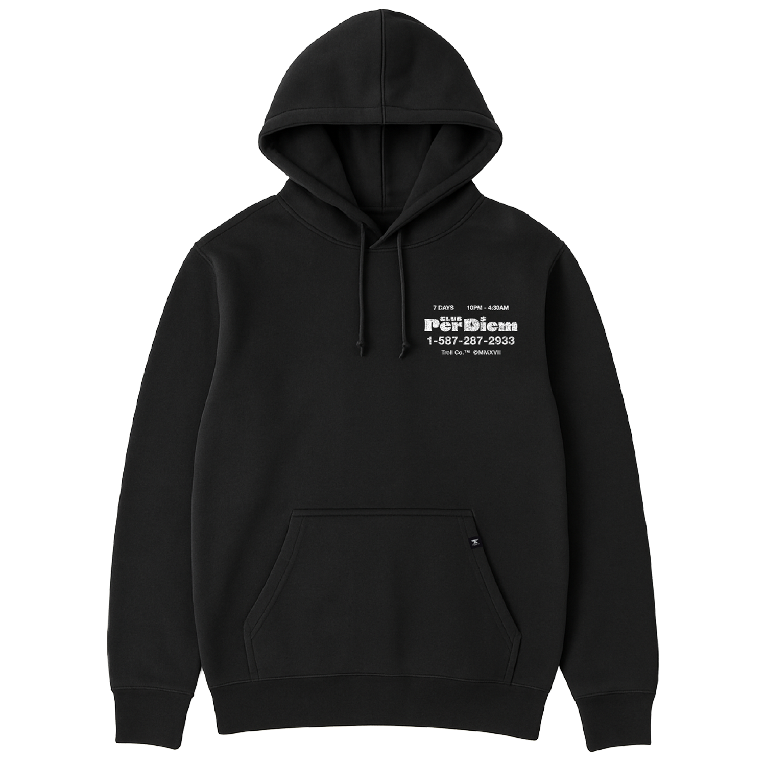 Men's Club Per Diem Hoodie | Color: Black
