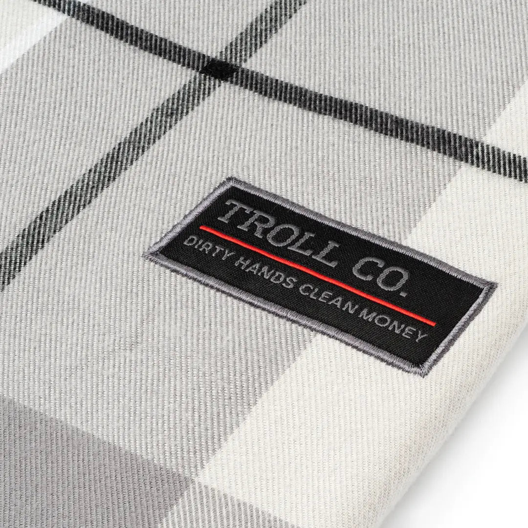 Men's Pierce Flannel | Color: Grey White Black