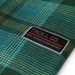 Men's Luther Flannel | Color: Green Gold Teal