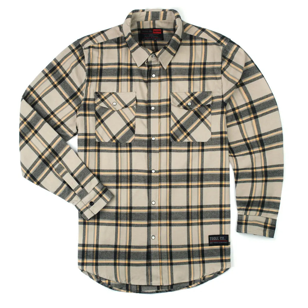 Troll Co. Rye Flannel S / Rye