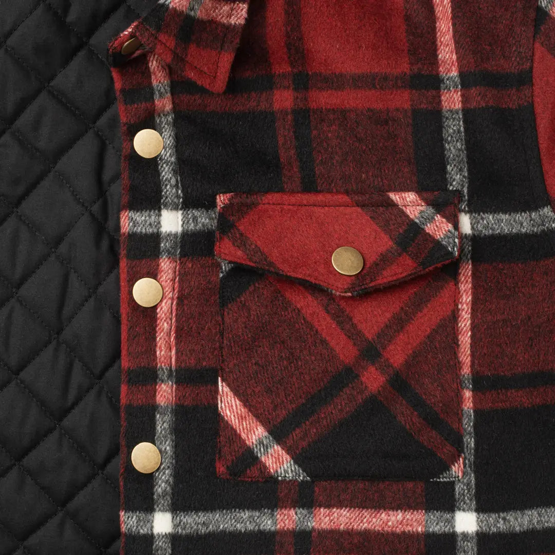 Red and black wool on sale jacket