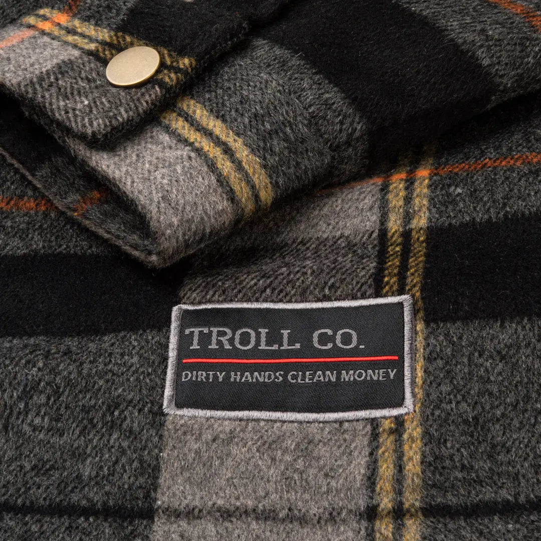 Men's Hadley Wooly Jacket | Color: Black Brown Nickel
