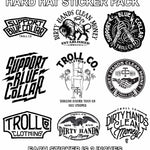 Clear Throwback Sticker Pack |