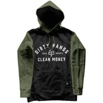 Men's DHCM 2-Tone Hoodie | Color: Military Green / Dark Nickel