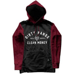 Men's DHCM 2-Tone Hoodie | Color: Maroon / Dark Nickel