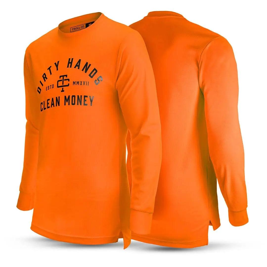 Dark orange store long sleeve shirt