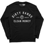 Men's DHCM Classic Long Sleeve T-Shirt | Color: Black