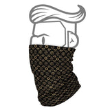 Bluey Vuiton Neck Gaiter - Coffee | Size: 20" long