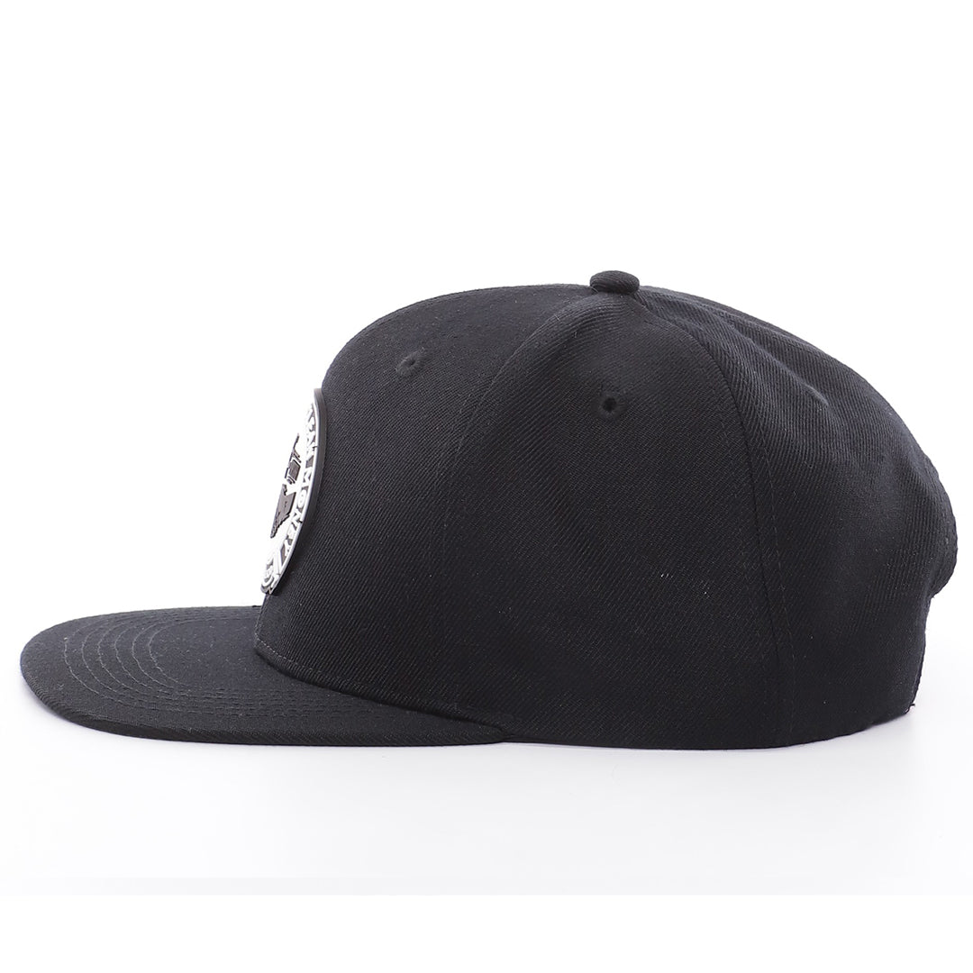 Haggler Snapback Hat in Black