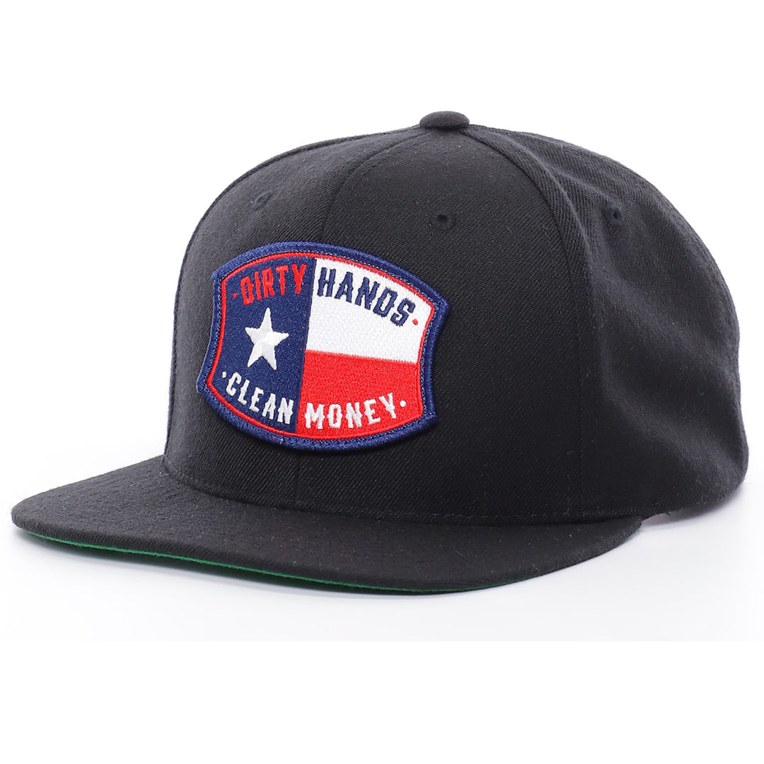 Homegrown Texas Snapback Hat in Black