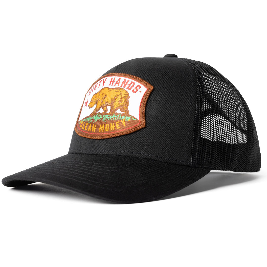 Homegrown California Curved Brim Hat in Black