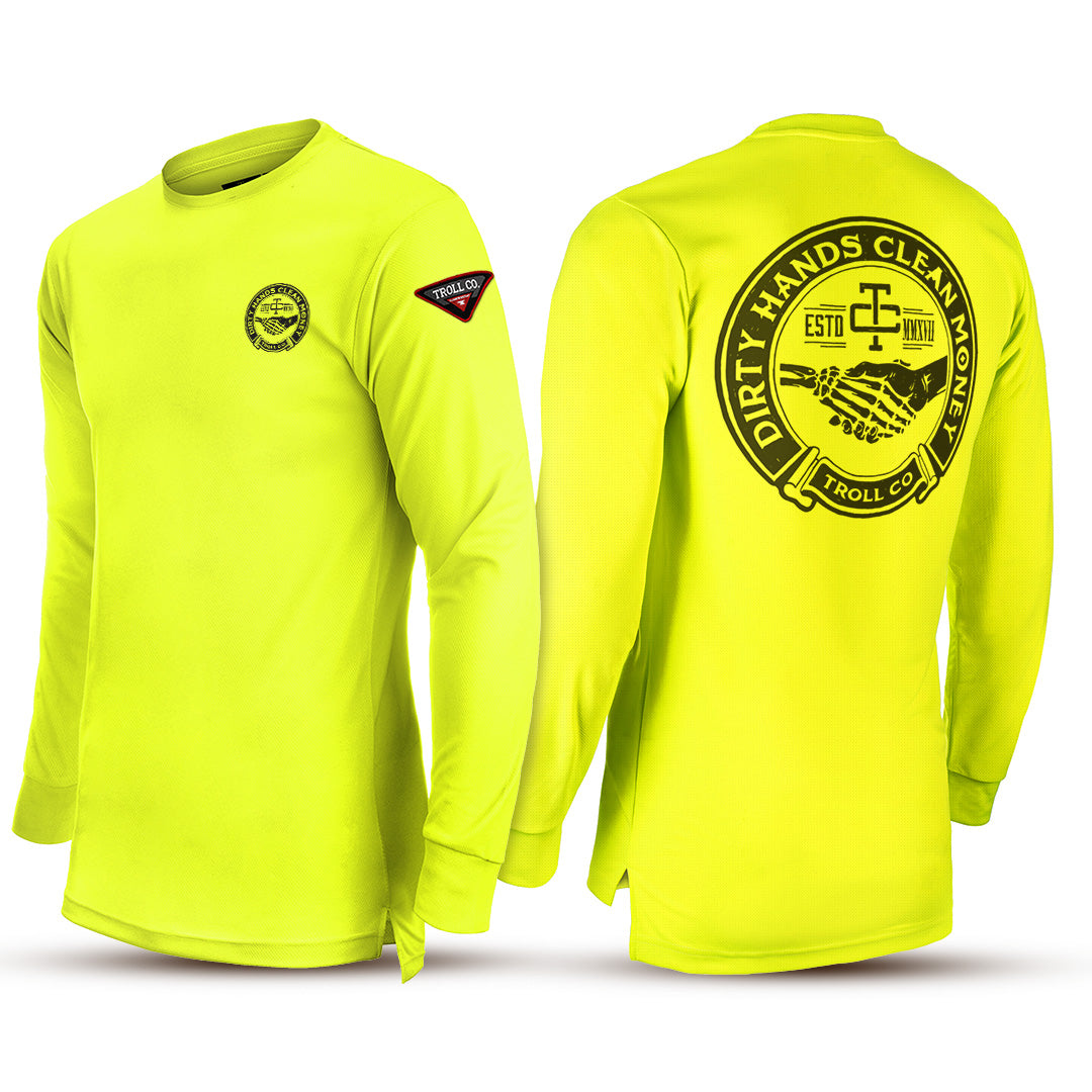Haggler Long Sleeve in Bright Lime