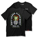 Men's DHCM Green Back T-Shirt | Color: Black