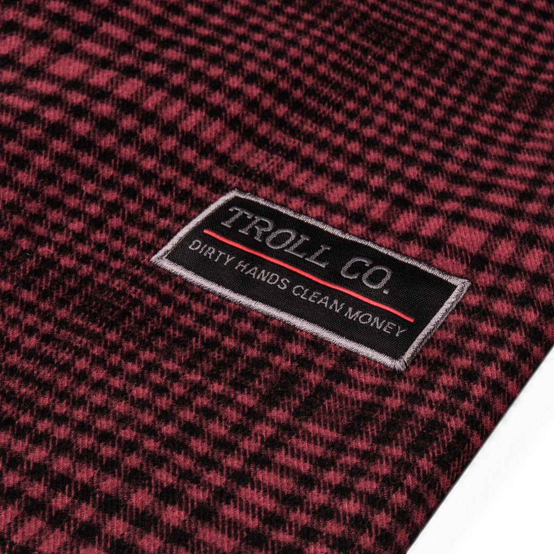 Cohen Flannel in Red and Black
