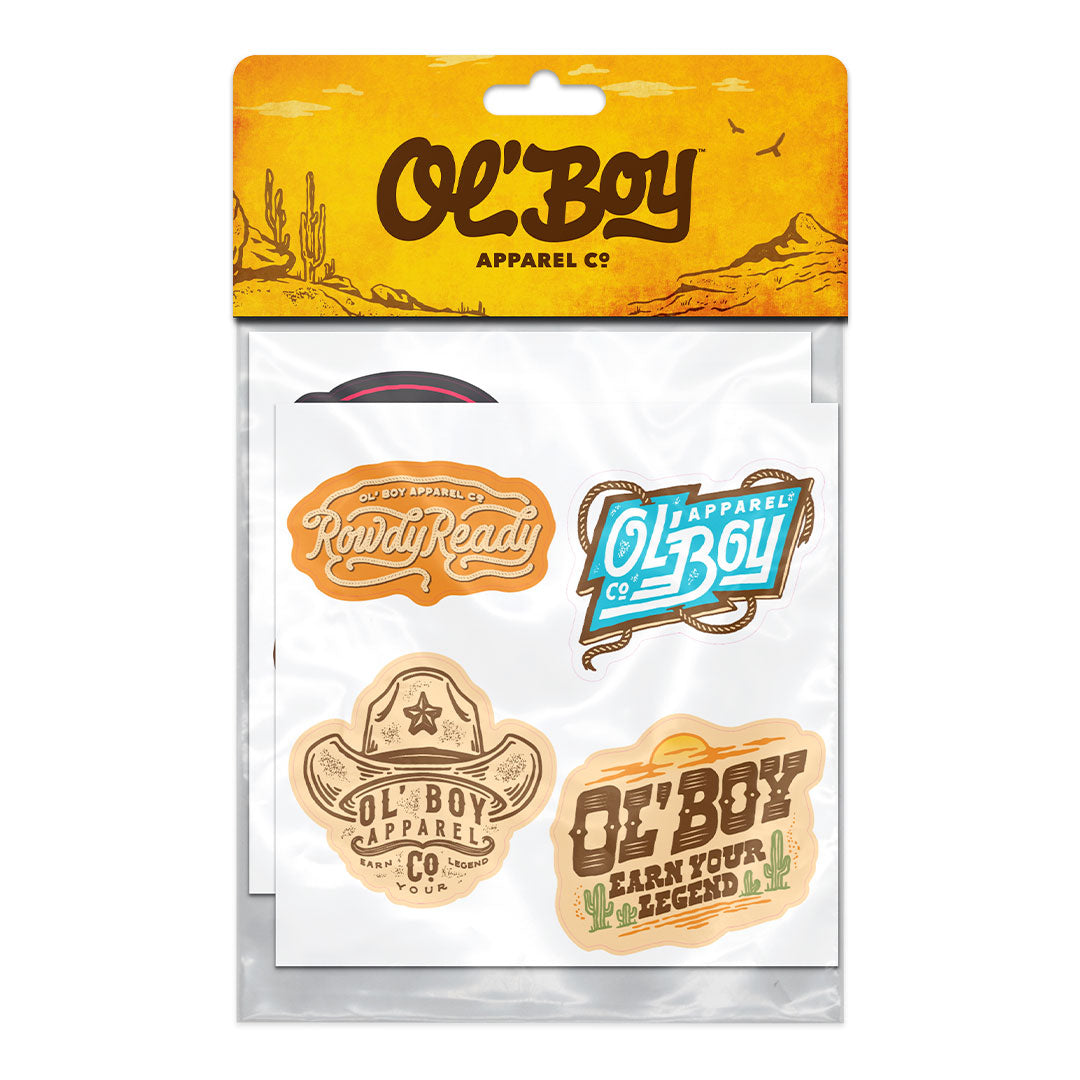 Ol' Boy Sticker Pack
