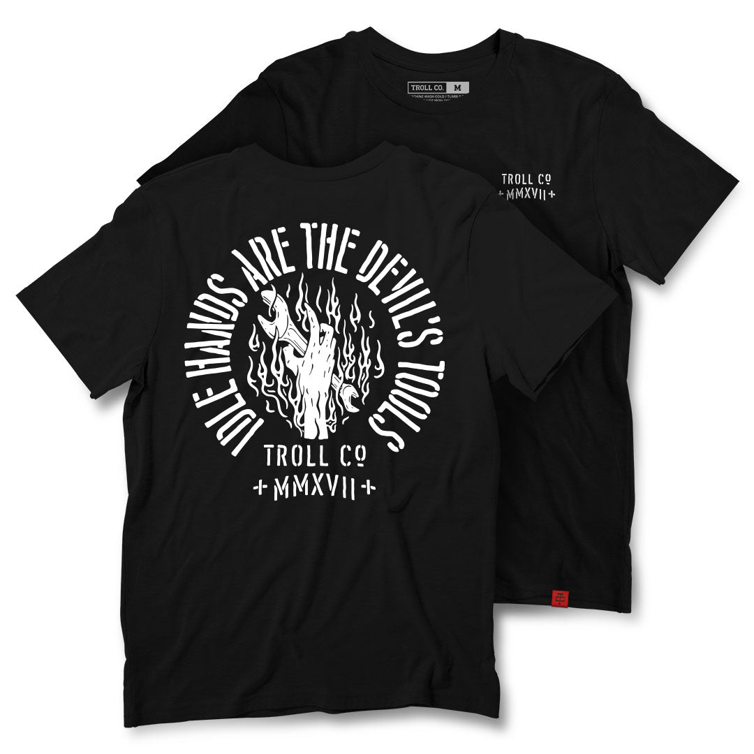 Devil's Hand T-Shirt in Black