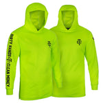 Men's DHCM UV Defender Hoodie | Color: Bright Lime