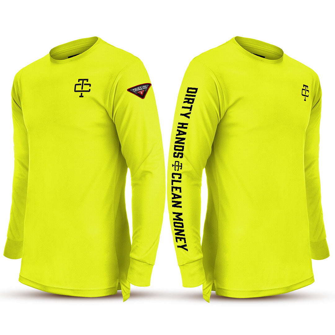 Admiral Long Sleeve 2.0 in Bright Lime