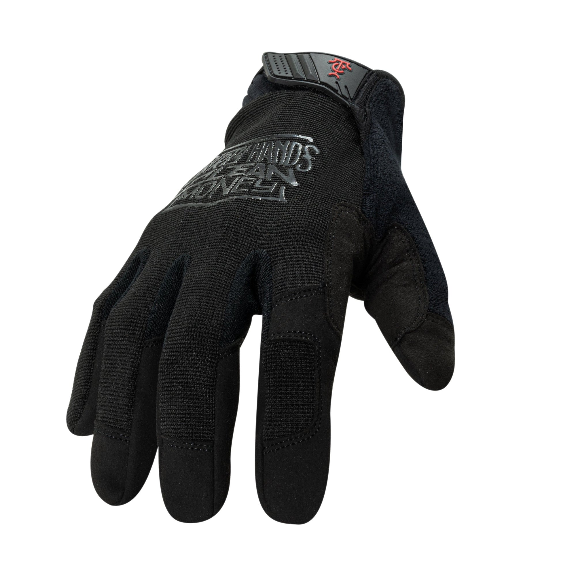 Mechanic Touch Screen Glove in Black